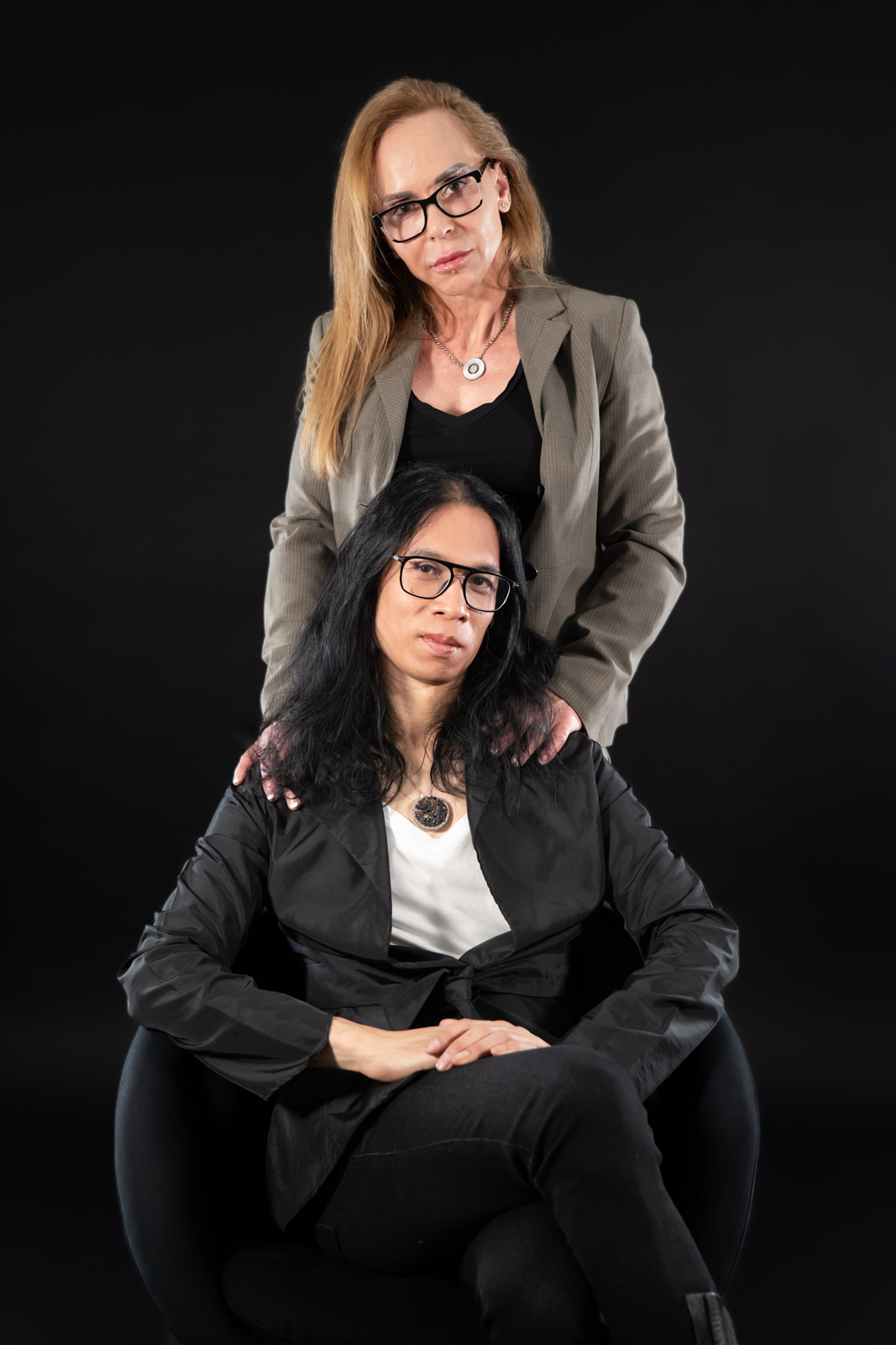 Lina Hadid et Yan Haltey